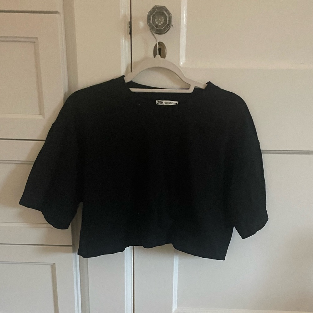 Zara Cropped Shirt